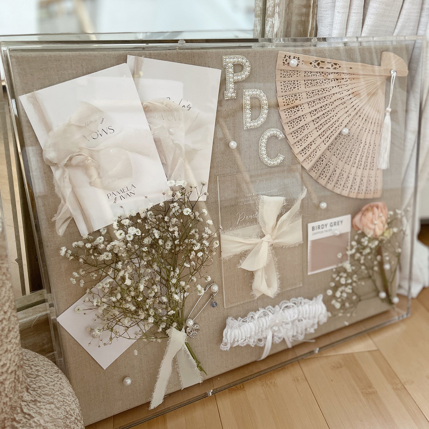 Wedding Memoir Shadowbox