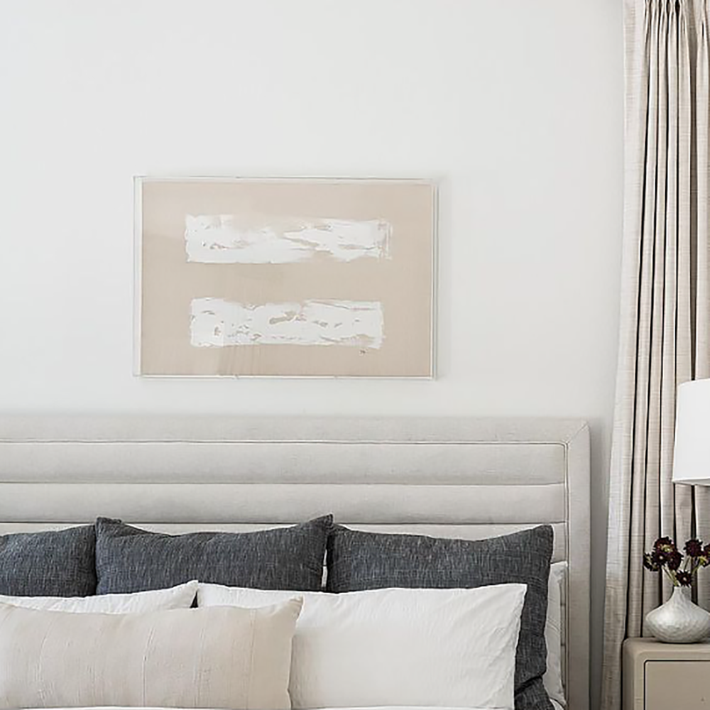 Modern Acrylic Shadowbox with Linen Canvas 2" Depth | UV Grade