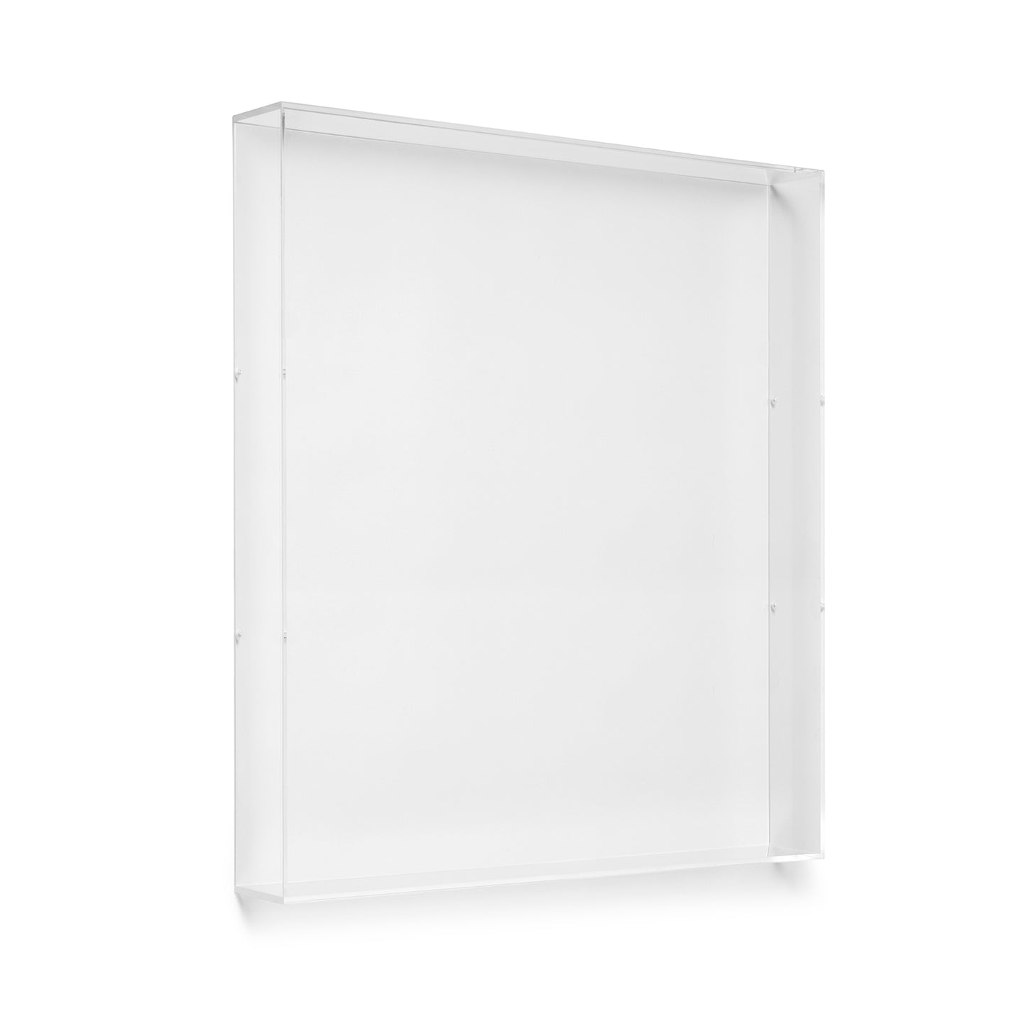 Case Pack of Modern Acrylic Shadowbox Lids Only 2" Depth - UV Grade