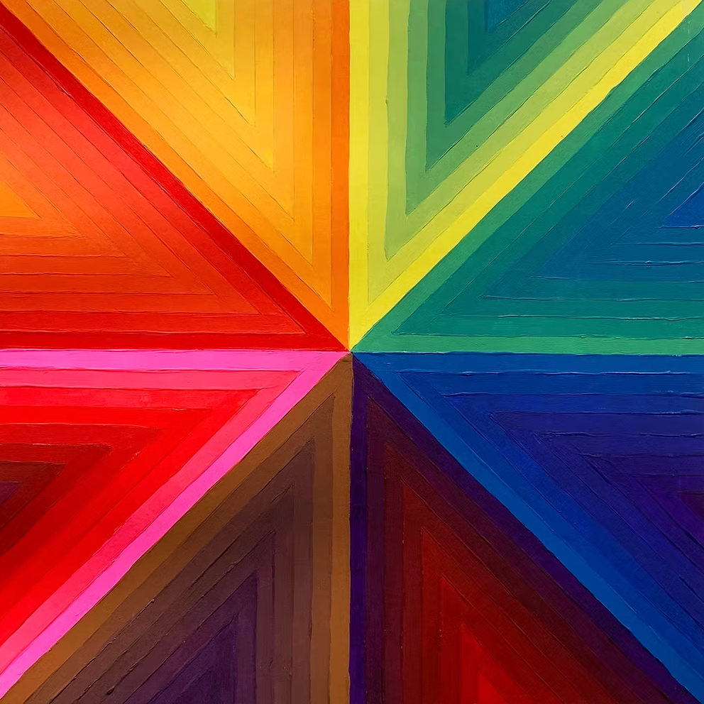 Square Color Wheel by Charlotte Schembri