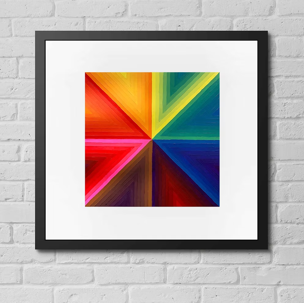 Square Color Wheel by Charlotte Schembri