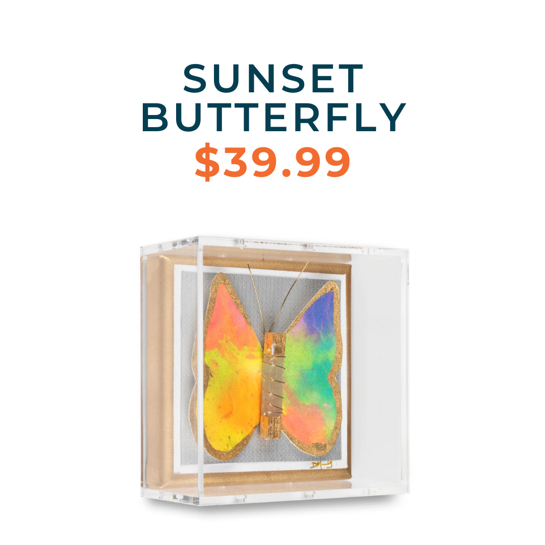 Sunset Butterfly by Dana Manly