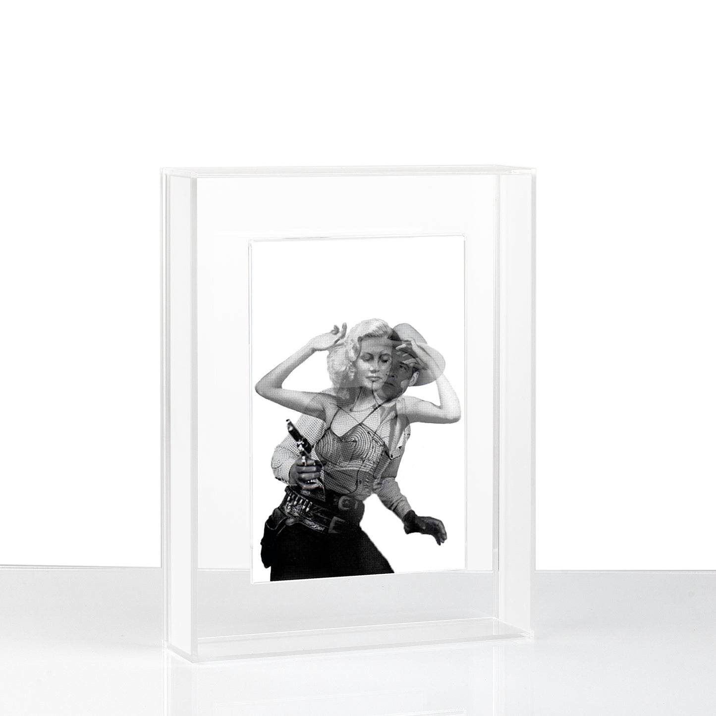Raise Your Hands by B. Shawn Cox 4x6" Framed In Your Choice of Float Frame with Magnetic Photo Holder