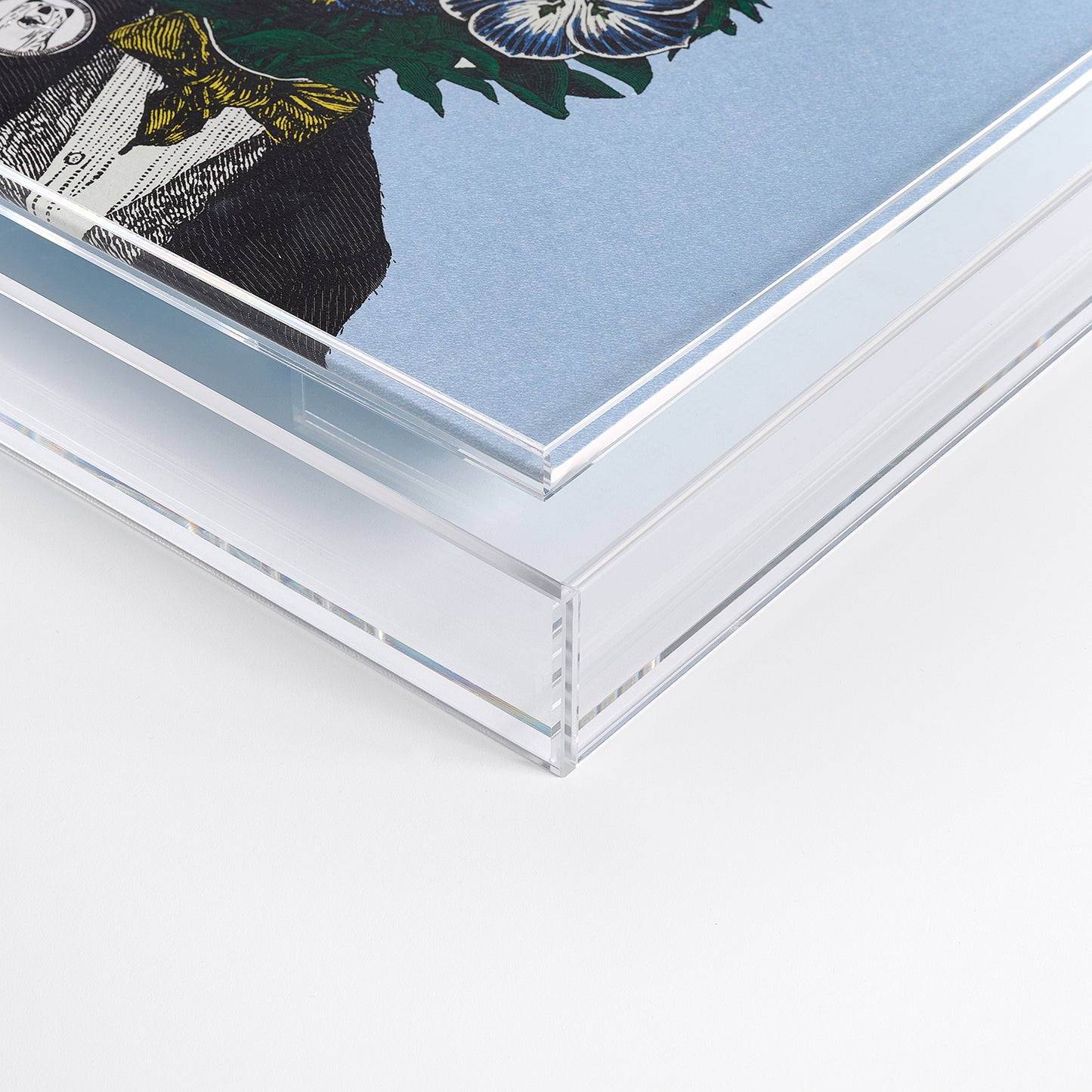 Display & Play Record Album Magnetic Float Frame