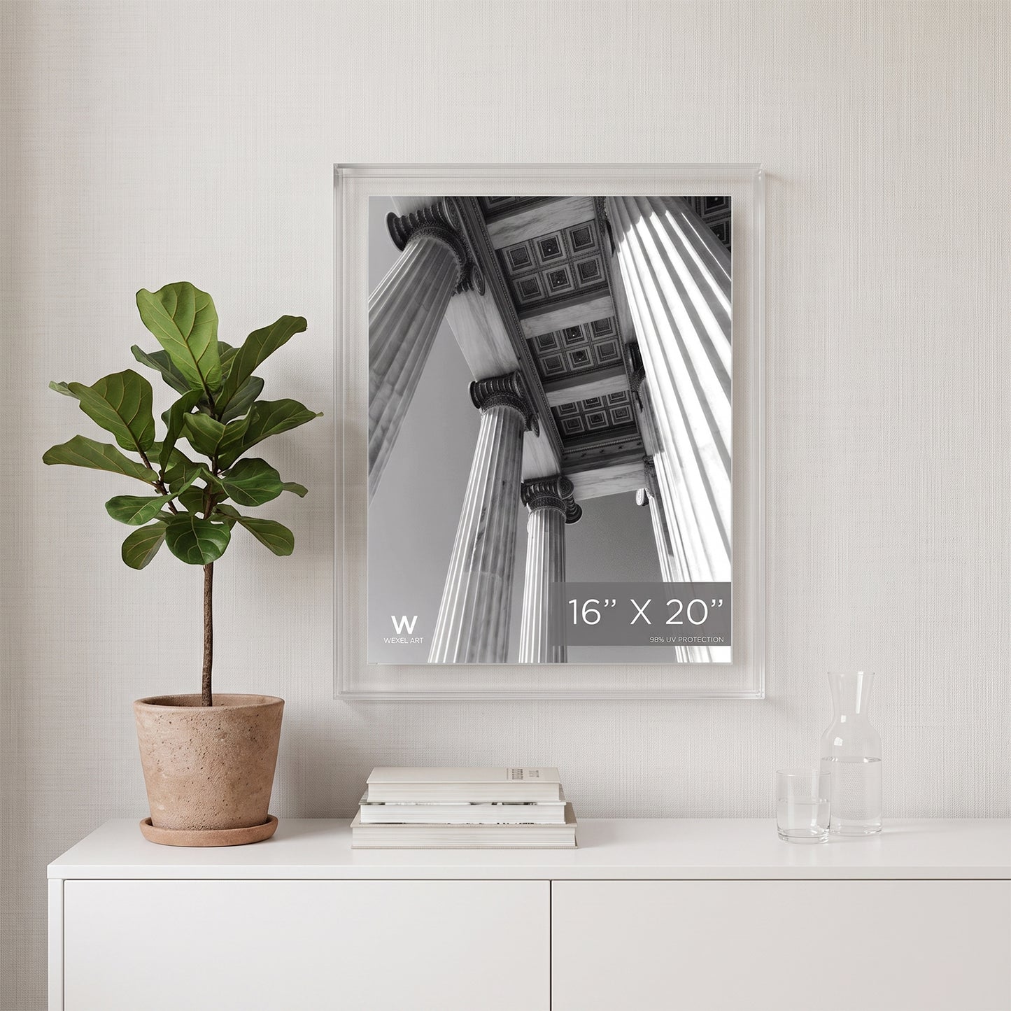 Clear Magnetic Float Frames