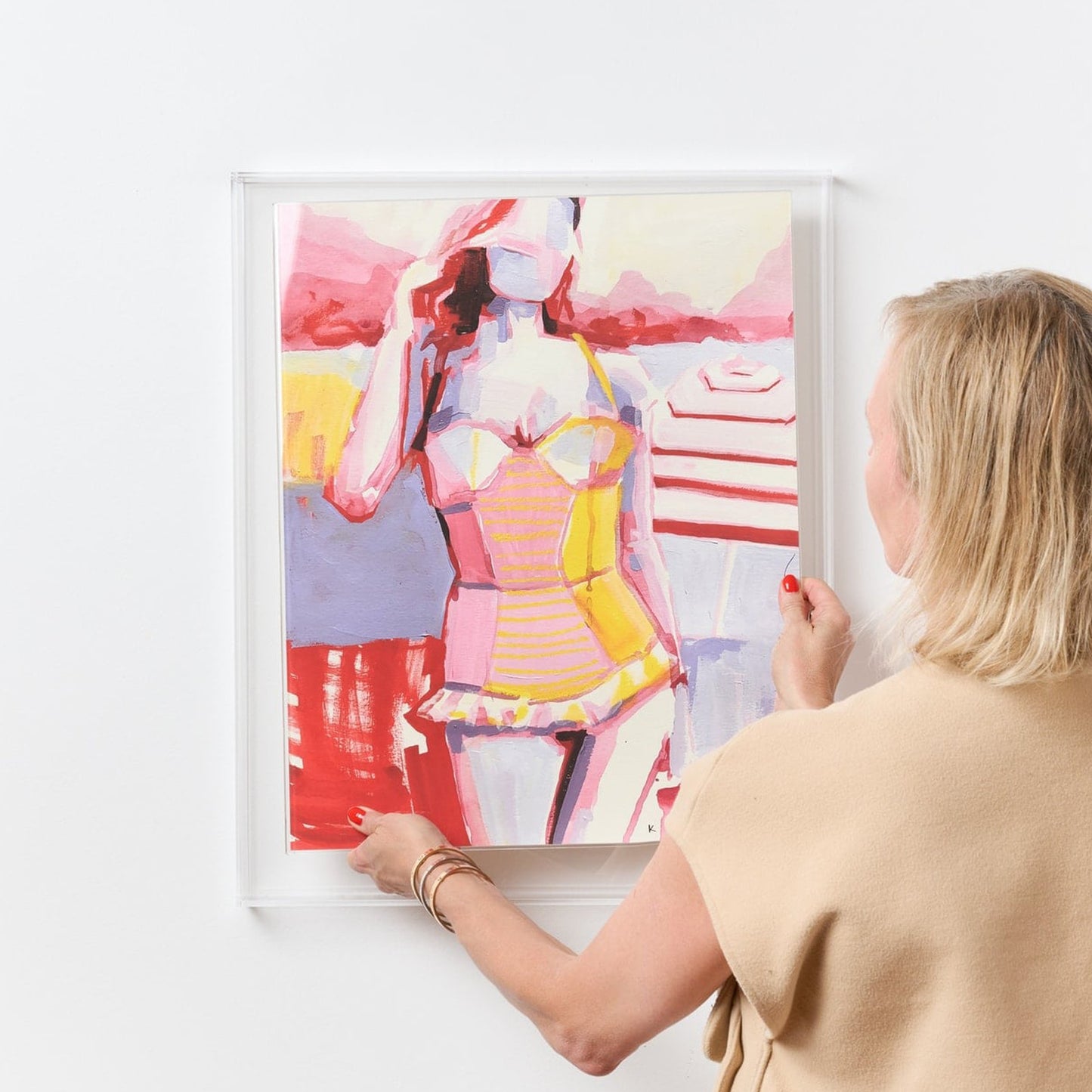 18x24" Clear Magnetic Float Frame | Poster Frame