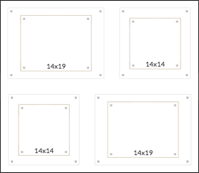 WS Gallery: "Pinwheel" Single Panel + Magnet Frames