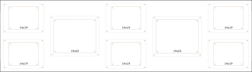 WS Gallery: "Hall Wall" Single Panel + Magnet Frames