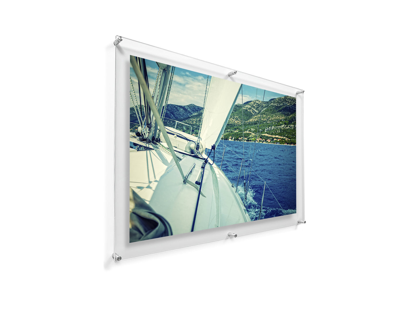 Case Pack of 2 Double Panel 28" x 40" Wall Frame for 24" x 36" Prints