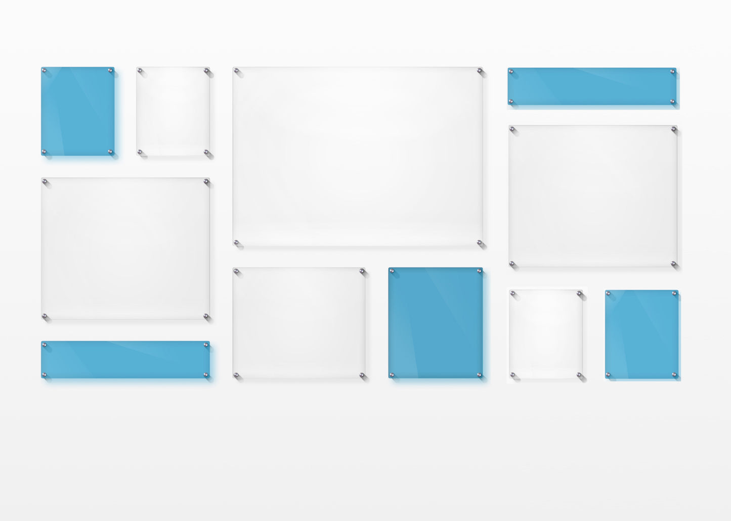 WS Gallery: Mondrian 85" Double Panel Frames