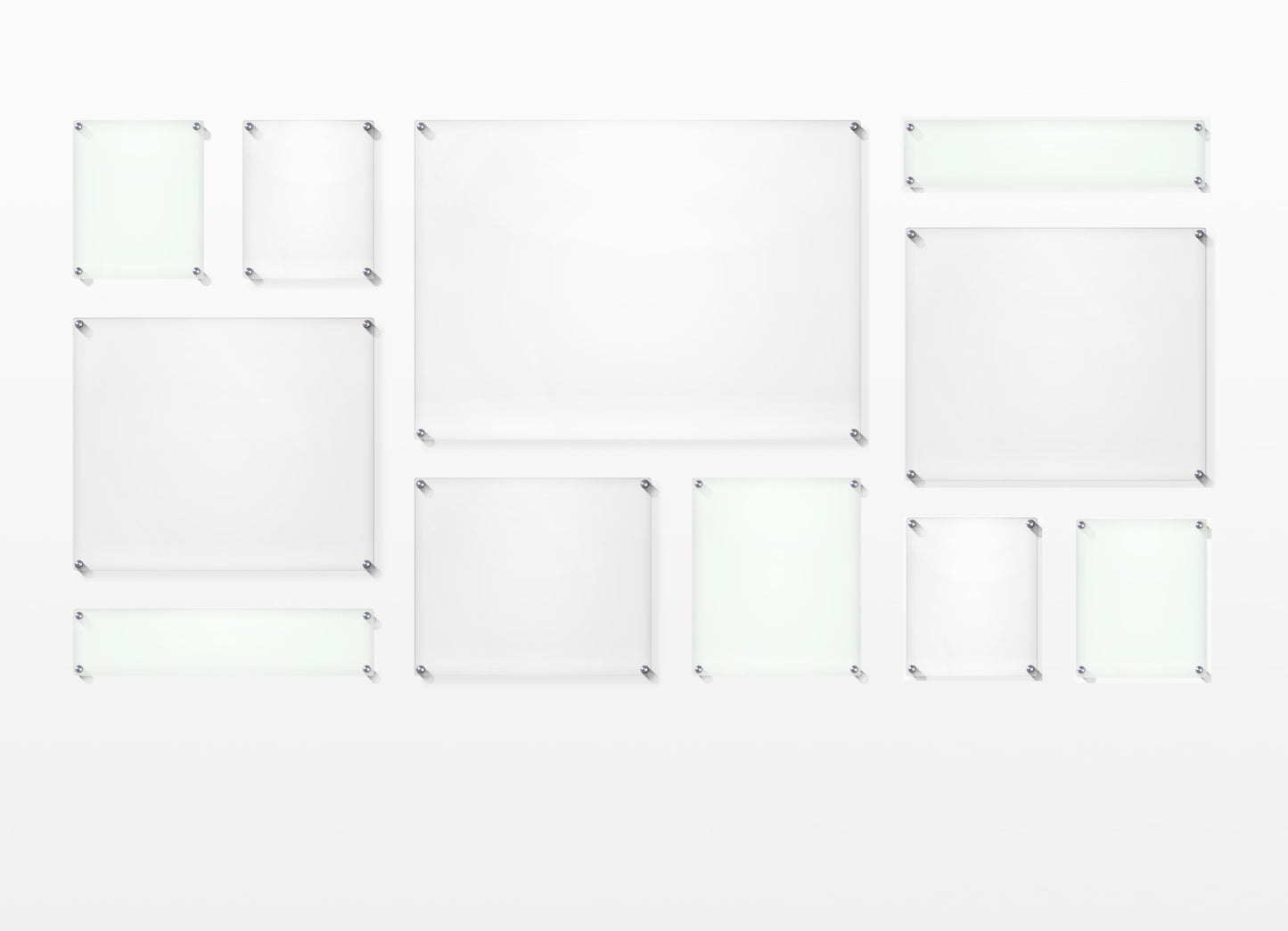 WS Gallery: Mondrian 85" Double Panel Frames