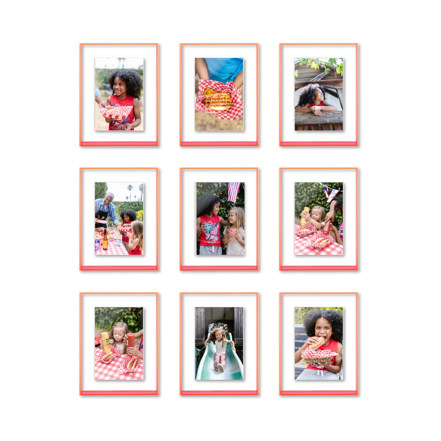 Set of 9 Floater Frames Wallscape