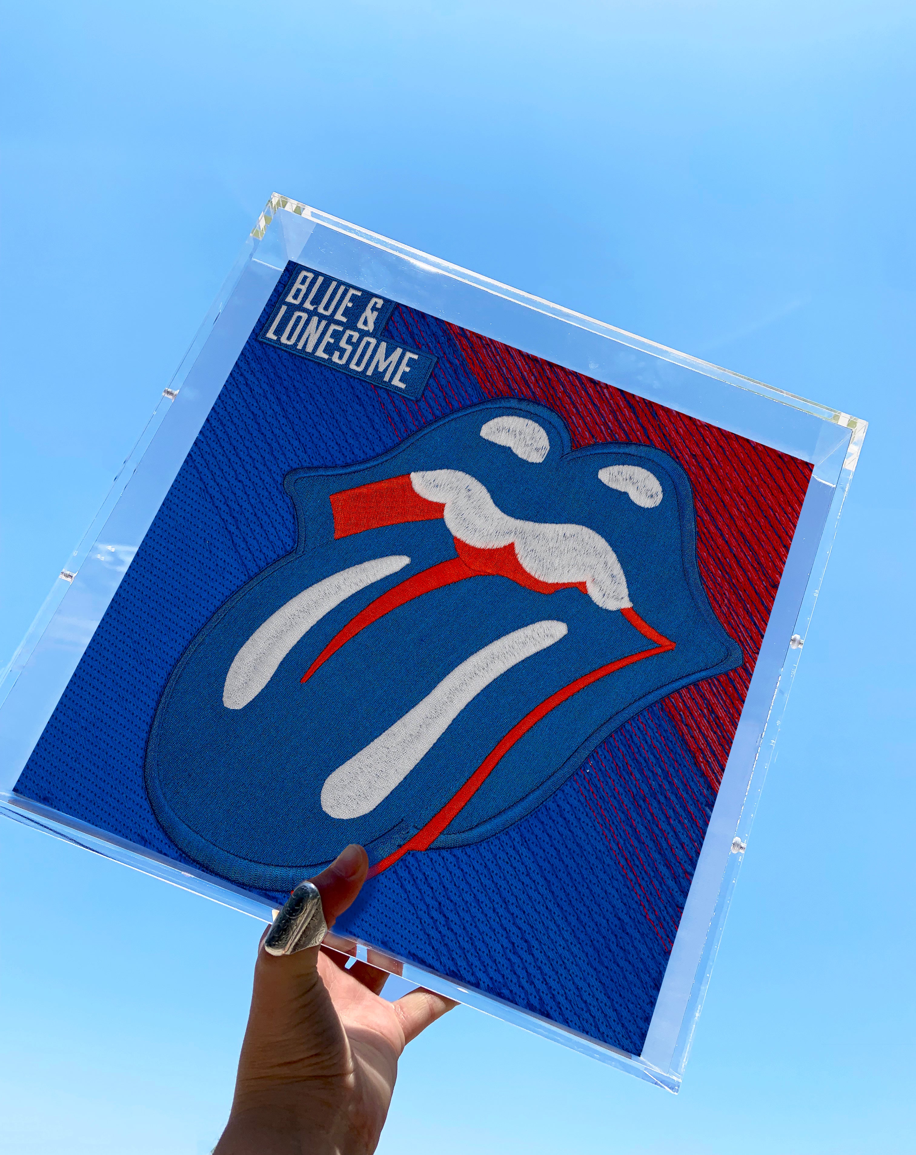 Blue & Lonesome, Rolling Stones by Stephen Wilson (12x12x2")