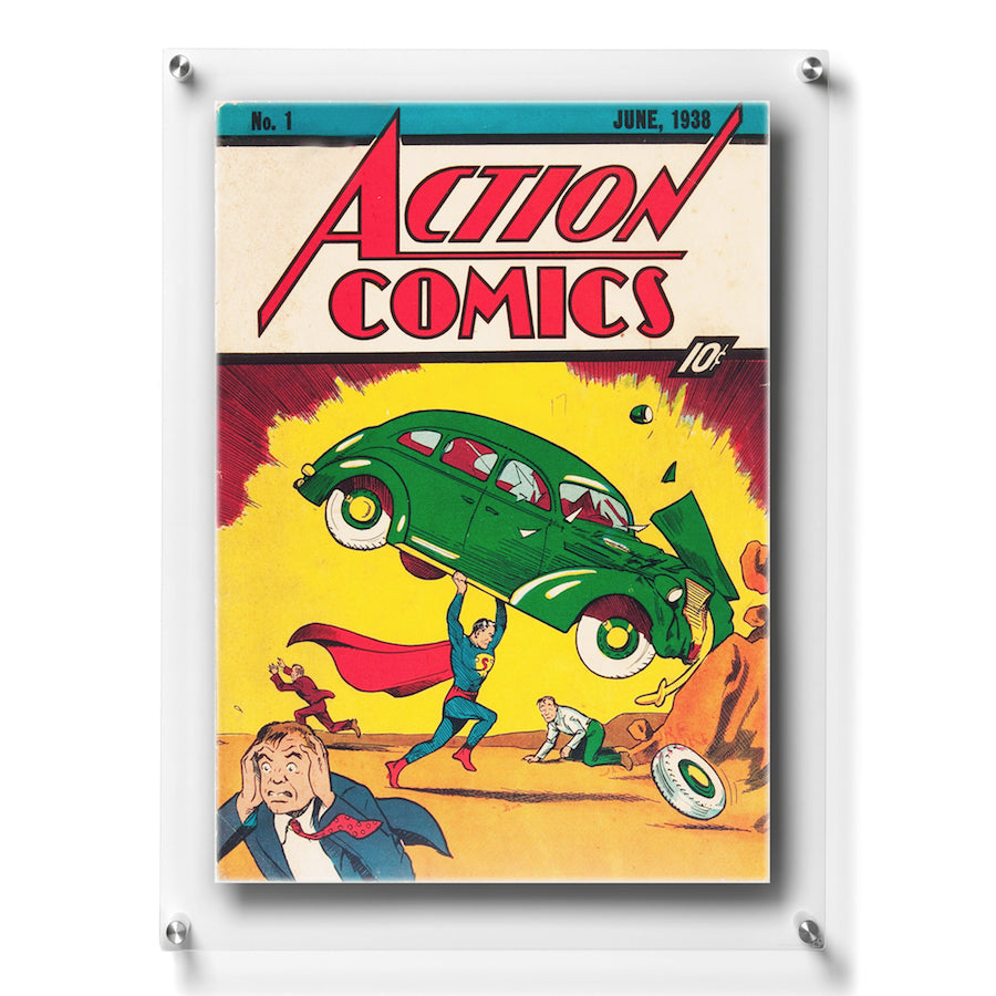 Comic Book Frame with 10x6" Acrylic Mat