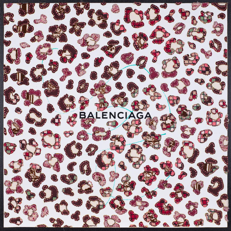Balenciaga Leopard Study by Stephen Wilson (12x12x2")