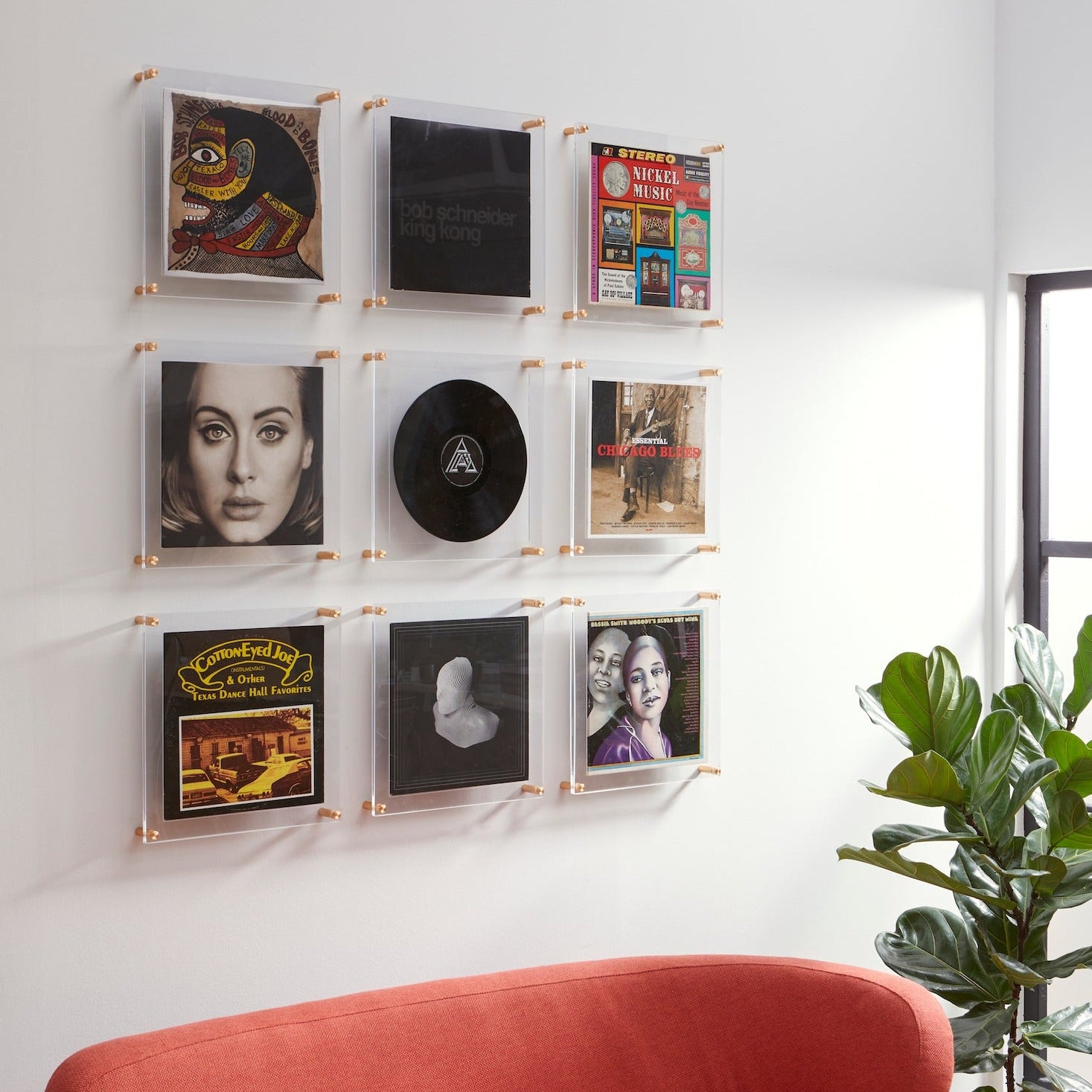 Set of 9 Record Frames Wallscape – Wexel Art