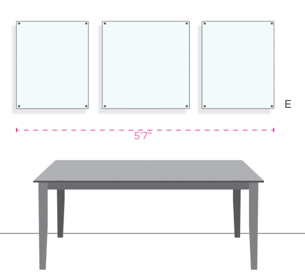 Armonia Double Panel Set of Three (4016D/4016DG)