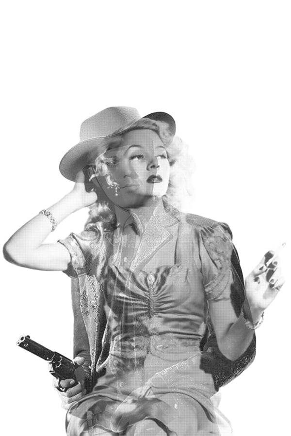 Smoking Gun by B. Shawn Cox 4x6  Framed In Your Choice of Magnetic Float Frame