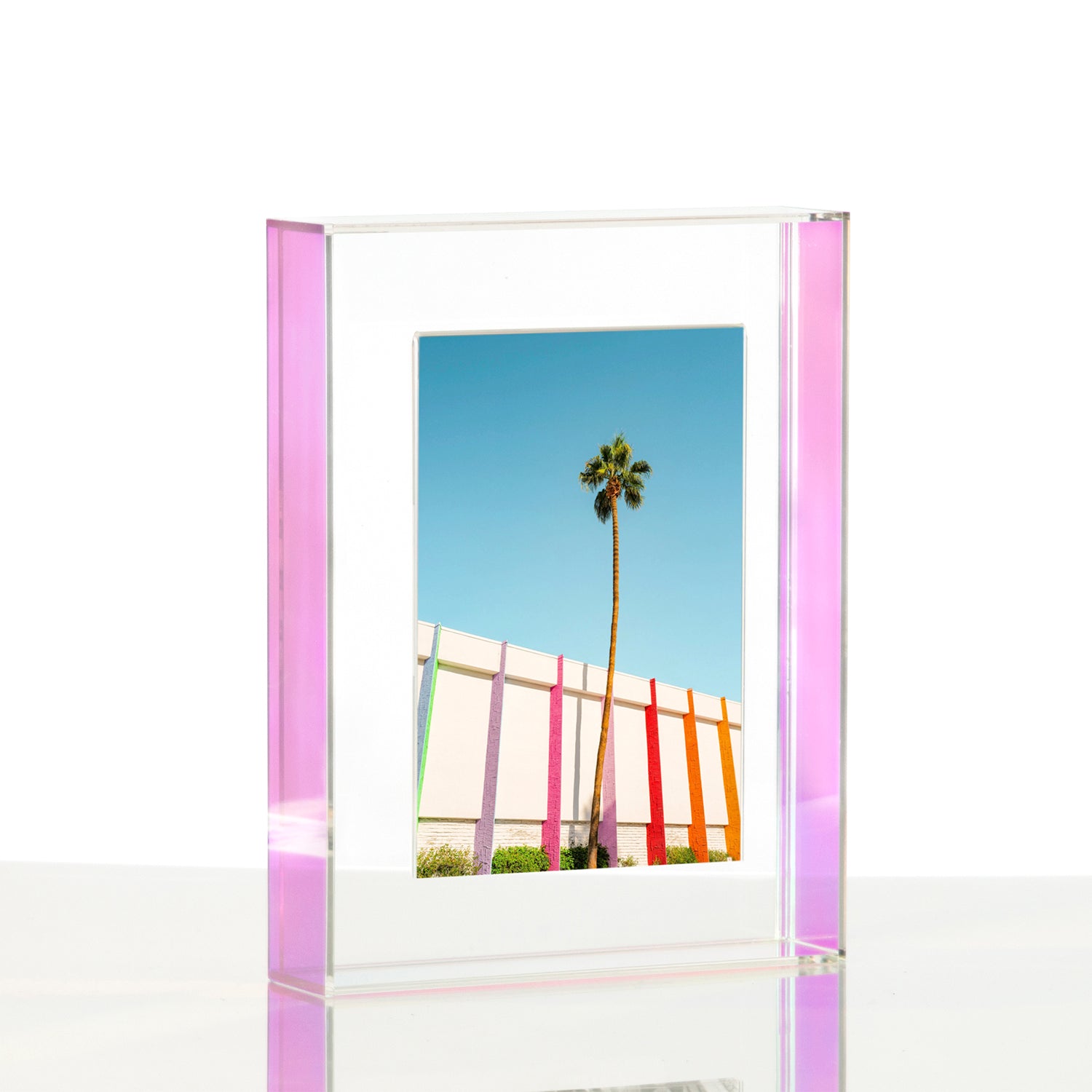 Plastic Magnetic Frame Wexel Art Color: Neon Pink, Picture Size: 4 x 6