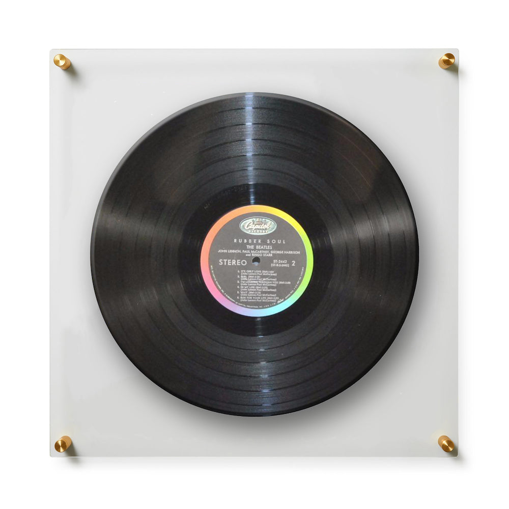 Record Album Frame with 12x12 Acrylic Mat (Album Cover or Vinyl)